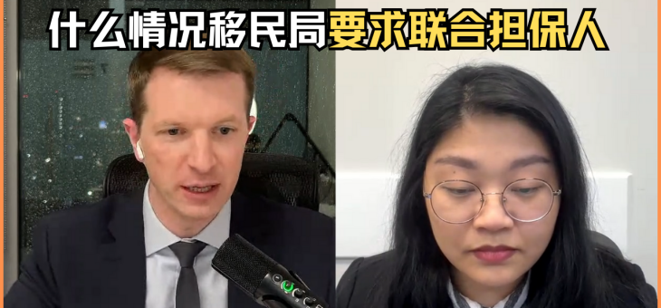 什么情况移民局要求联合担保人？