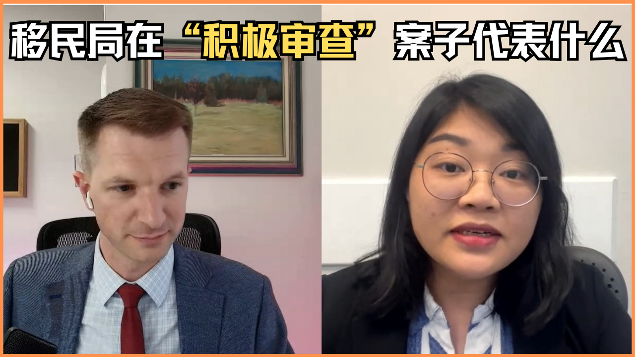 移民局在“积极审查”案子代表什么? - 博亚移民