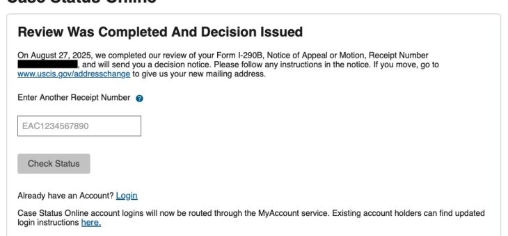 成功重新开案：I-290B申请助力调整身份