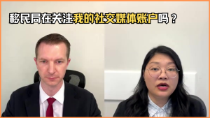 移民局在关注我的社交媒体账户吗？